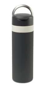 Custom W&P Drink Through Insulated Ceramic Bottle -20 oz - Charcoal - 1