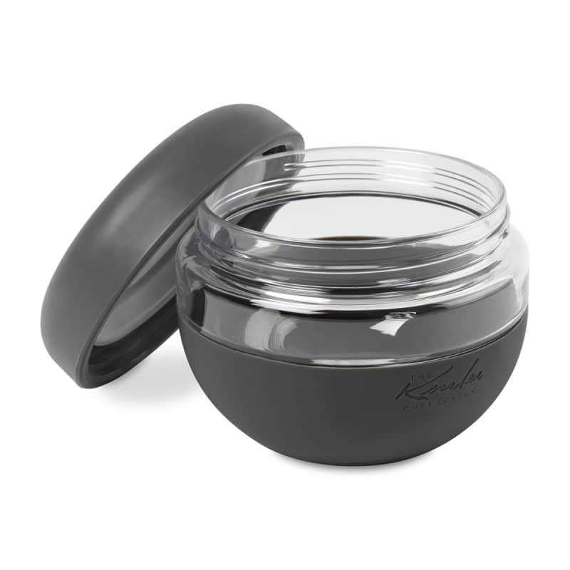 Custom W&P Seal Tight Plastic Bowl 16 Oz. - Charcoal - 2