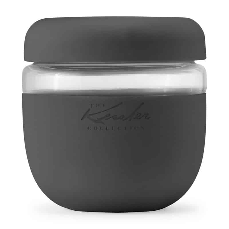 Custom W&P Seal Tight Plastic Bowl 24 Oz. - Charcoal