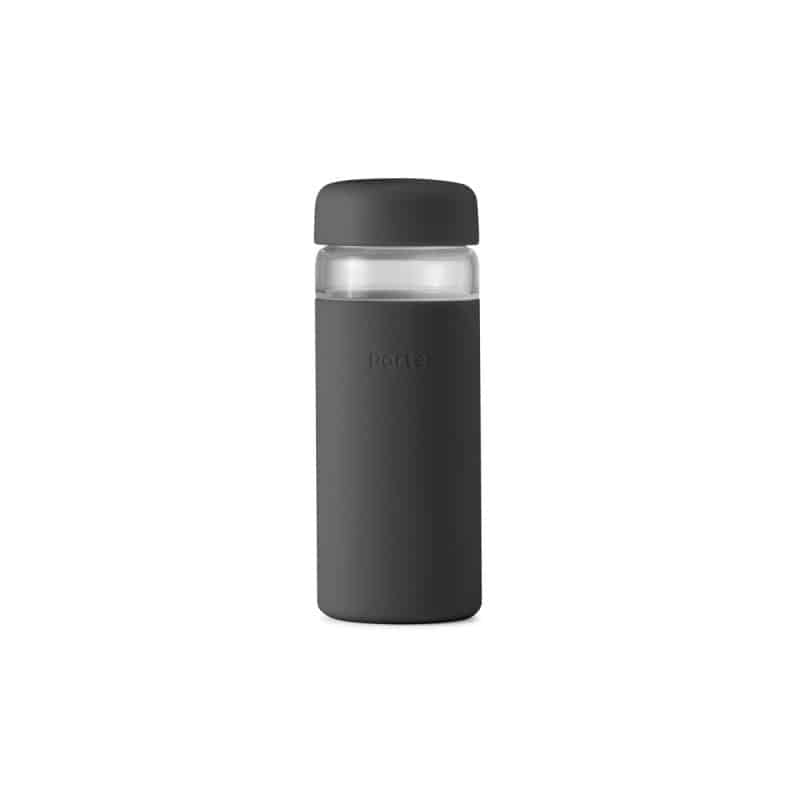 Custom W&P Wide Mouth Glass Bottle 16 Oz. - Charcoal - 1